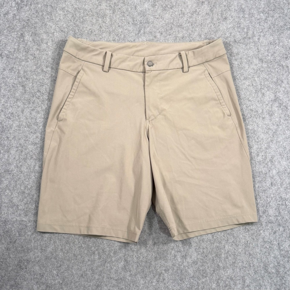 Lululemon Athletica Tofino Sand‎ 10" Commission Chino Shorts Men's Size 36